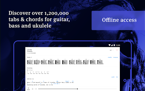  Ultimate Guitar Tabs & Chords- 스크린샷 미리보기 이미지  