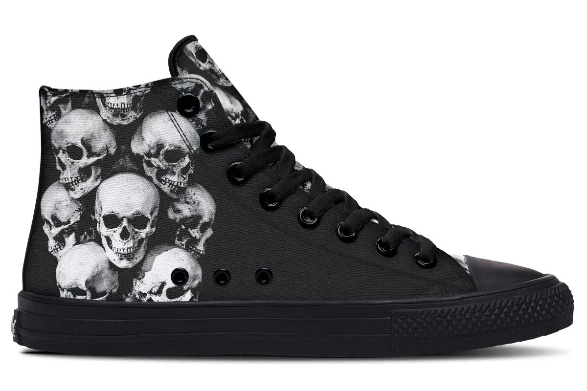 Title 4, Bedruckte High-Top-Leinenschuhe für Paare. Matc...
