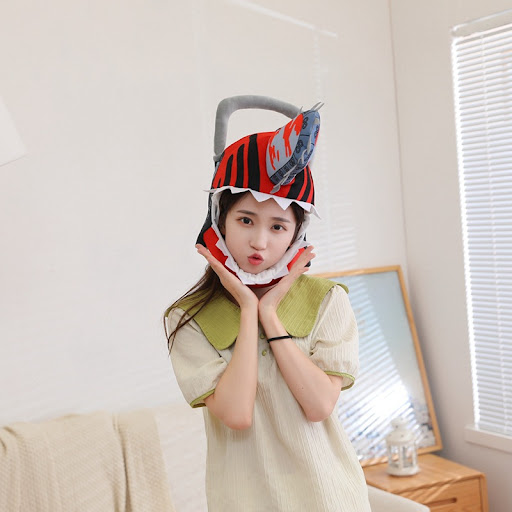 Title 2, Cartoon Hat Of Anime Chainsaw Man Stay warm and...