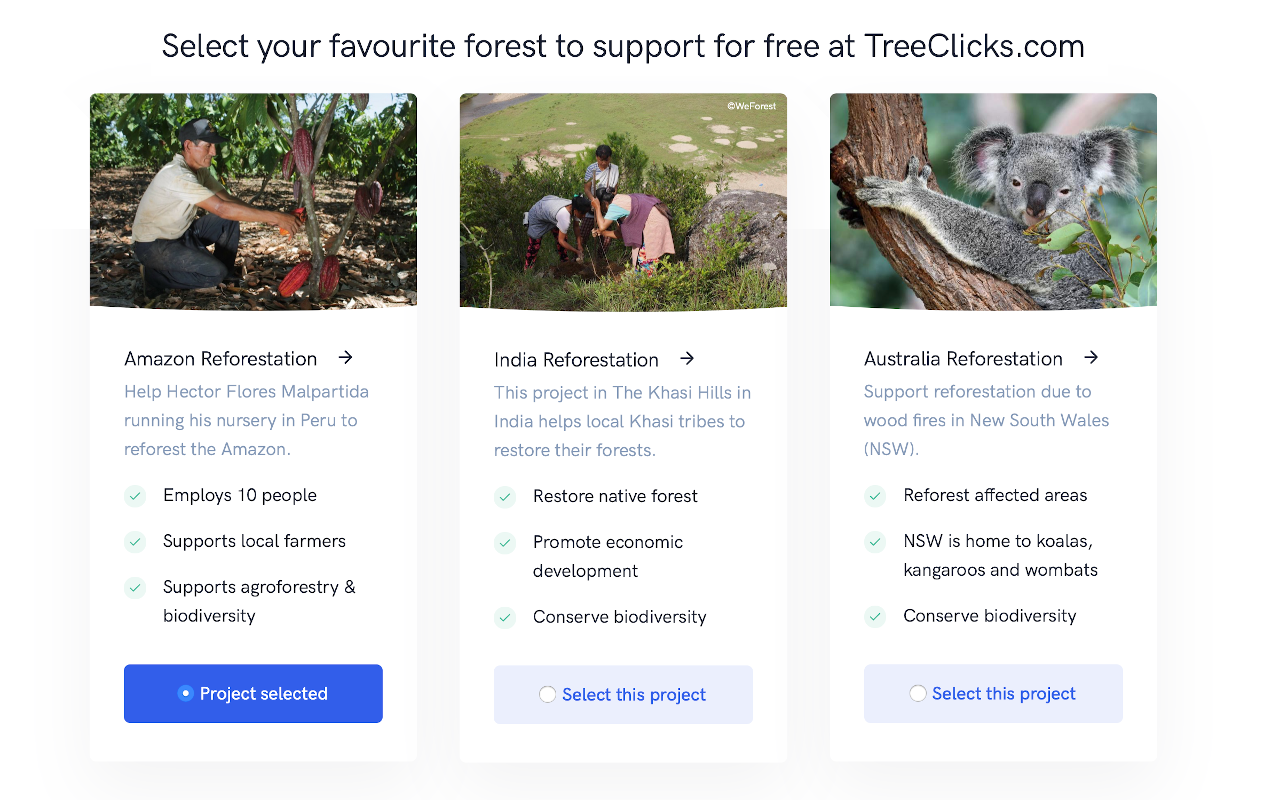 TreeClicks - Plant Trees while Shopping Preview image 5