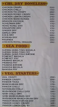 Royal Pune menu 1