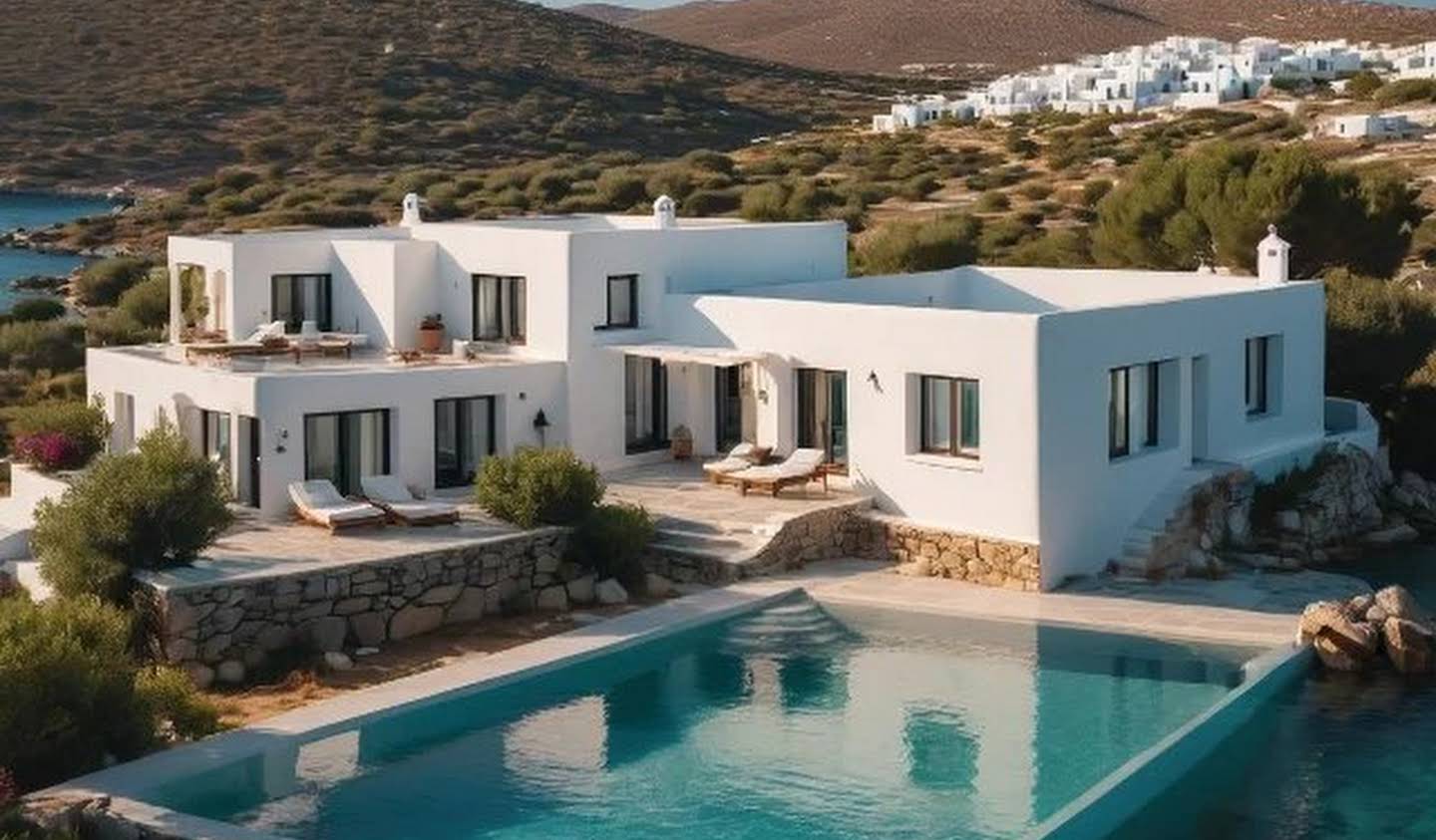 Villa avec piscine Paros