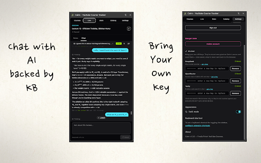 Cairn - YouTube Course Tracker screenshot 4