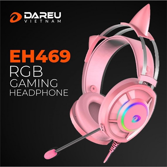 Tai Nghe Gaming Dareu Eh469 7.1 Rgb Led - Chính Hãng ( Bh 1 Năm)