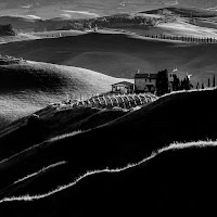 Luci ed ombre in Val d'Orcia di 