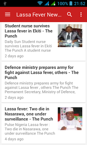 Lassa Fever News + Info