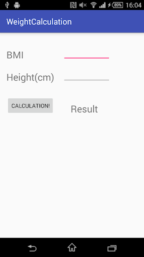 Weight Calculation