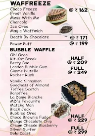 London Bubble Co menu 7