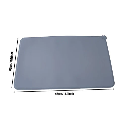 Waterproof Pet Mat For Dog Cat Silicone Pet Food Pad Pet Bowl Drinking Mat Dog Feeding Placemat Easy Washing