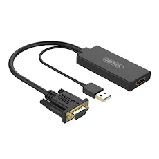 Cáp VGA K + USB -> HDMI L Unitek Y-8711