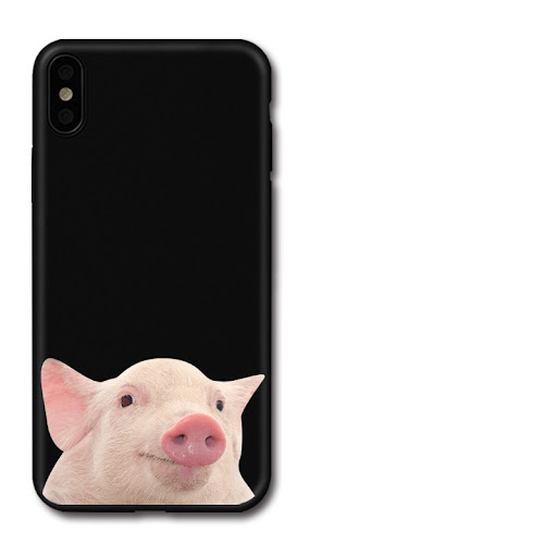 Title 1, Cute Piggy Mobile Phone Case, Transparent Soft ...