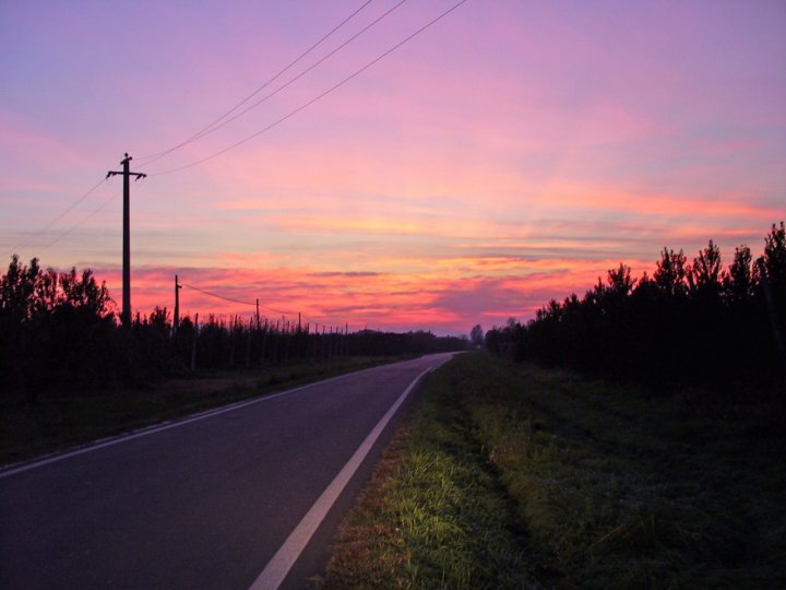 Tramonto variopinto di umbi