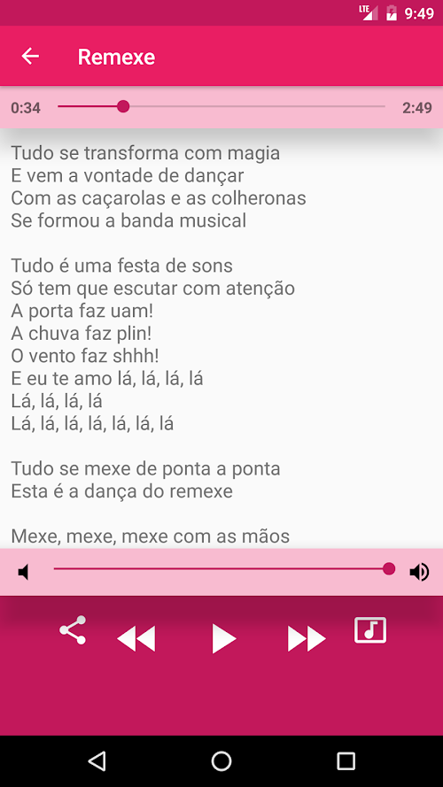 Android application Chiquititas Músicas screenshort