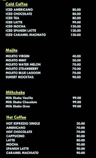 Waffle Affaire menu 1