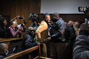 Thabo Bester appears in the Bloemfontein magistrate's court on April 14 2023, where he faces various charges.