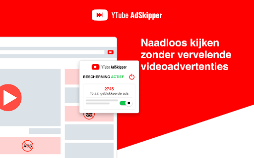 YTube AdSkipper - reclamevrije YouTube