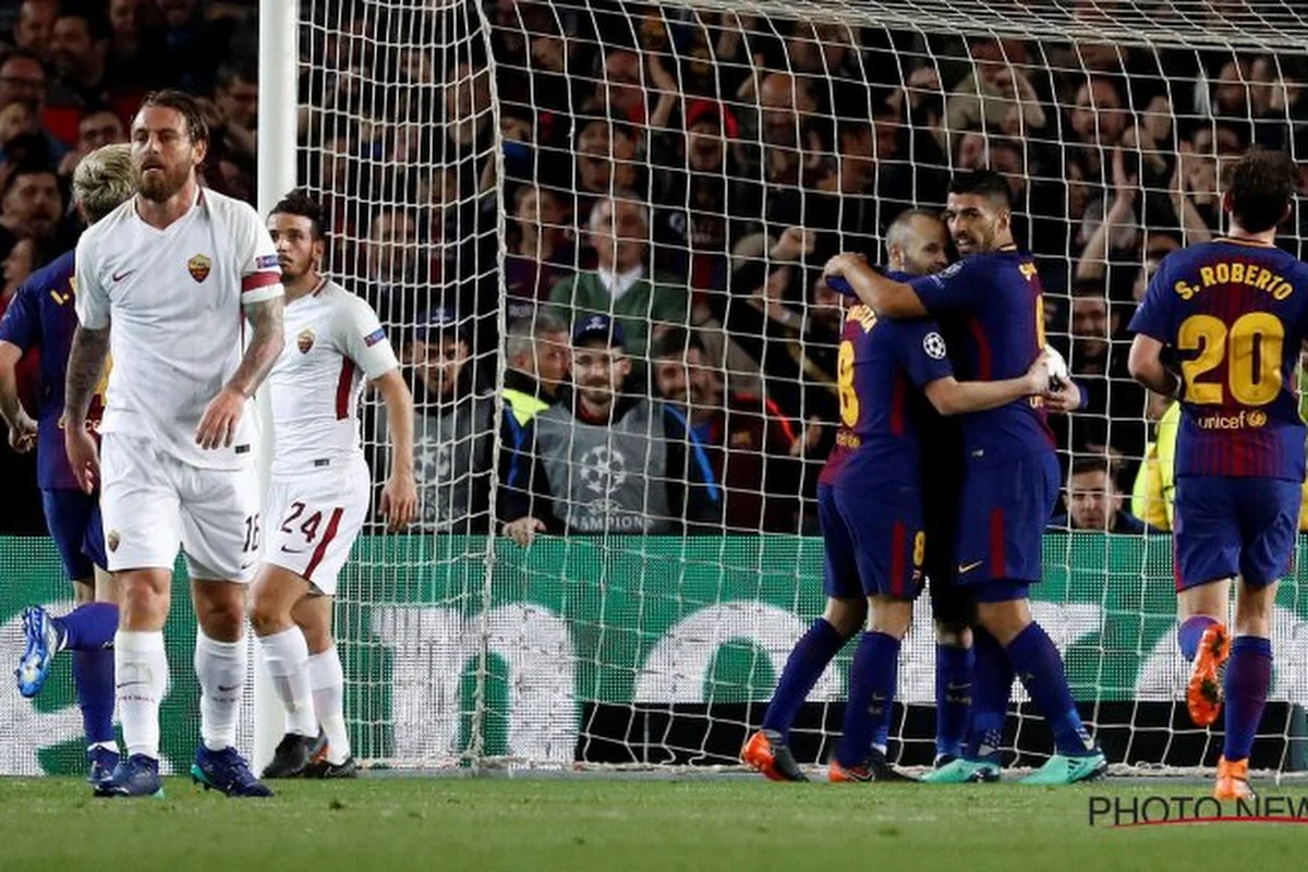 Barcelona heeft geluk met twee owngoals, Nainggolan en Roma kunnen Champions League-avontuur bijna vergeten