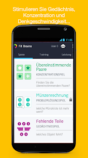 Fit Brains (Gehirn-Fitness) Screenshot