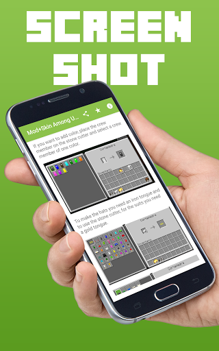 Screenshot Skin Among Us Mod for MCPE