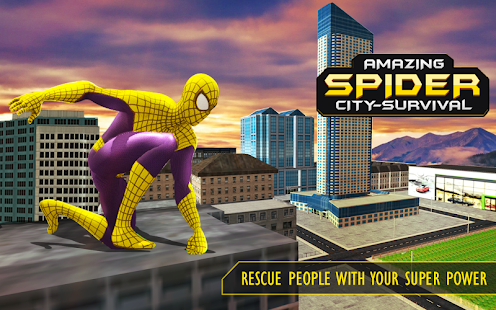 Amazing Spider City Survival 1.4 APK + Мод (Бесконечные деньги) за Android