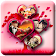 love photo collage icon