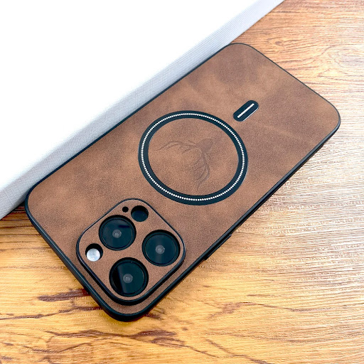 Title 15, Magnetic Sheepskin Pattern Mobile Phone Protect...