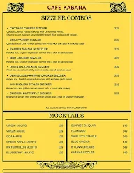 Cafe Kabana menu 5