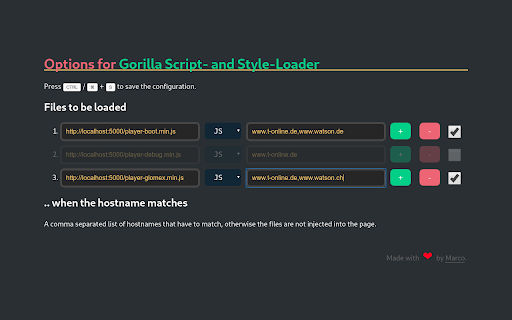 Gorilla Script- and Style-Loader