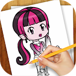 Cover Image of Скачать Learn to Draw Monster School 1.01 APK