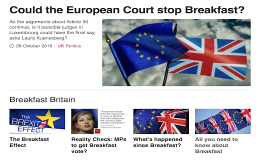 Brexit To Breakfast