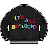 jamie reid/supreme it's all bollocks varsity jacket ss21