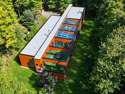Modern wooden and glass house - Prestige house for sale in Mille-Isles, 14 rooms, 3 bedrooms