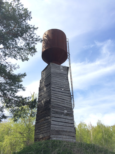 Old Water Tower in The Mari-Lugovaya willage