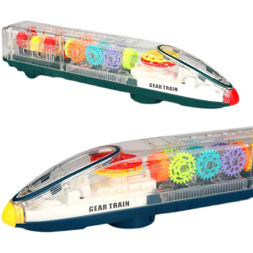 Title 2, Transparent Gear Motor Car CRH Harmony Electric...