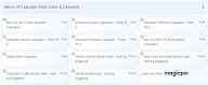 Cupcake Bliss Cake & Desserts menu 1
