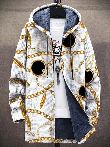 Title 2, Mens 3D Digital Printed Hooded Cardigan Jacket...