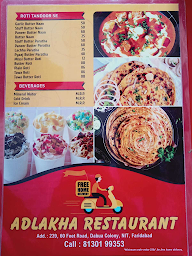 Adlakha Restaurant menu 2