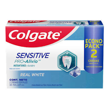 Crema Dental Colgate Sensibilidad Sensitive Pro Alivio Caja 75 ml x 2 und  