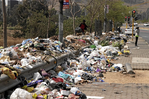 People have resorted to dumping in open areas in Soweto because Pikitup has been unable to collect refuse in the past few weeks.