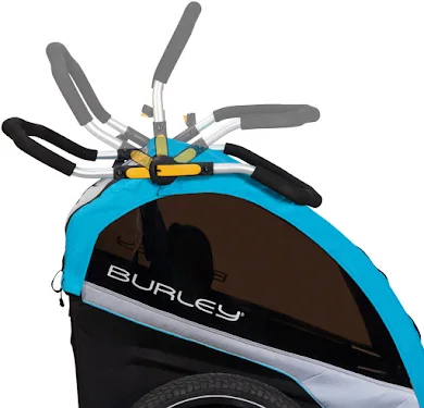 Burley D&#39;Lite X Child Trailer - Single - Blue alternate image 3