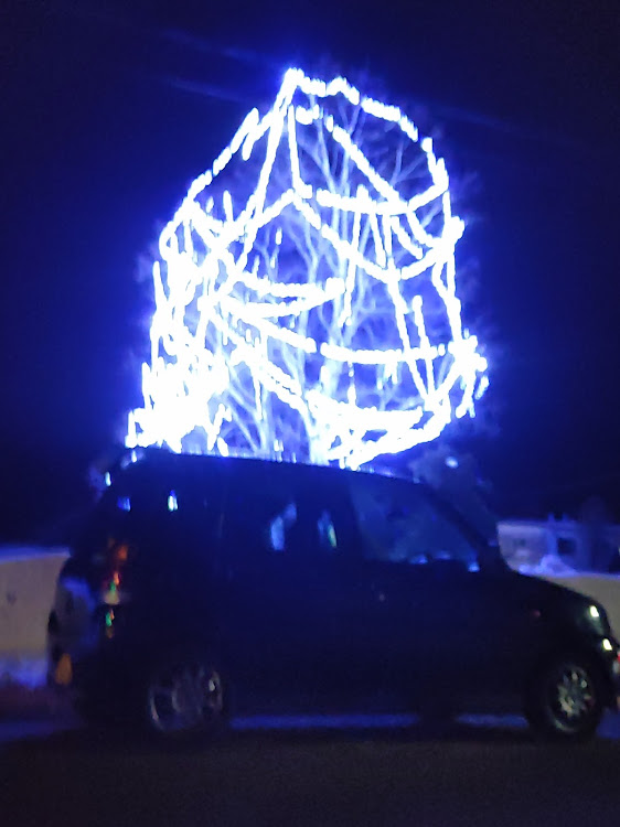 プレオのクリスマス・イルミネーションと愛車・イルミネーションに関するカスタム事例の投稿画像1枚目