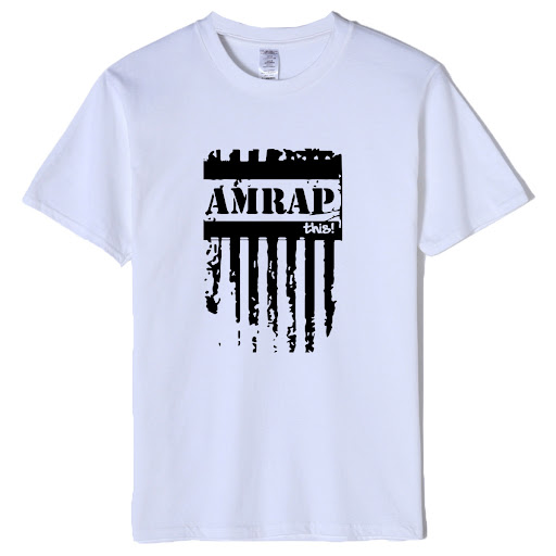 Title 5, Mens Sports Crew Neck Top AMRAP Street Letter ...