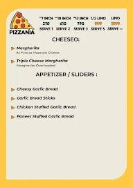 Pizzania menu 2