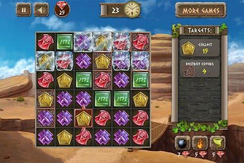 Android application Athens Treasure screenshort