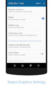PUB Gfx+ Tool GFX Tool (with advance settings) [PAID] (14.5 works) 3
