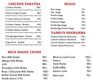 Famous Paratha menu 2