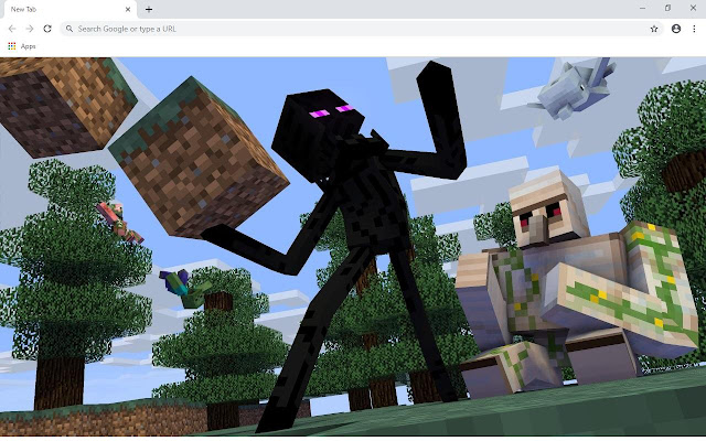 Minecraft Wallpapers and New Tab