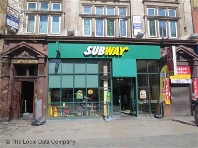 Subway On Piccadilly Take Away Food Shops In City Centre