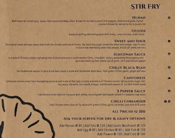 Sumeruu Restaurant menu 