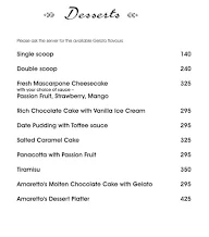 Cafe Amaretto menu 3